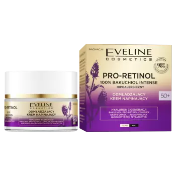 Eveline Cosmetics Pro-Retinol Дневной и ночной крем для лица 50+, 50 мл