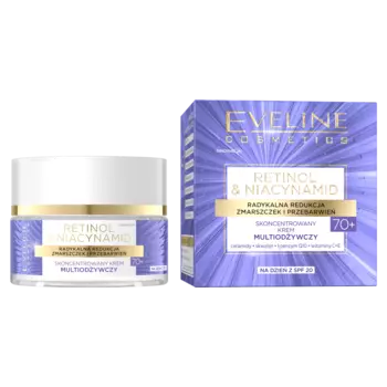 Eveline Cosmetics Retinol&Niacynamid Дневной крем 70+ с SPF20, 50 мл