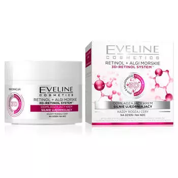 Eveline Cosmetics Ретинол+ Морские водоросли омолаживающий крем сильно укрепляющий день/ночь 50мл