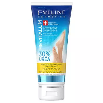Eveline Cosmetics Revitalum 30% Urea отшелушивающий крем-маска для носков от мозолей 100мл
