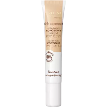 Eveline Cosmetics Rich Coconut ультра-насыщенный крем для глаз, 20 мл