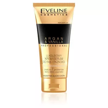 Eveline Cosmetics Роскошный крем-сыворотка Argan&Vanilla для рук и ногтей 100мл