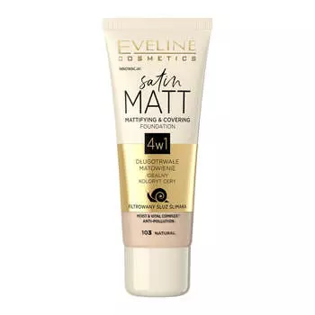 Eveline Cosmetics Satin Matt Foundation 103 Натуральный 30мл