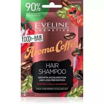Eveline Cosmetics Шампунь Food For Hair Aroma Coffee для ослабленных и ломких волос 20мл