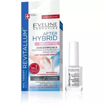 Eveline Nail Therapy Revitallum After Hybrid Sensitive 12 мл, Eveline Cosmetics