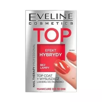 Eveline Nail Therapy Верхнее покрытие и сушилка для лака для ногтей 5 мл, Eveline Cosmetics