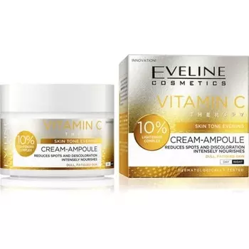 Eveline Vitamin C Illuminating Cream Ampoule Осветляющий комплекс Матовая кожа 50 мл Eveline Face & Body Care