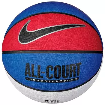 Everyday All Court 8P баскетбольный мяч Nike, цвет Blau/Schwarz/Silber/Schwarz