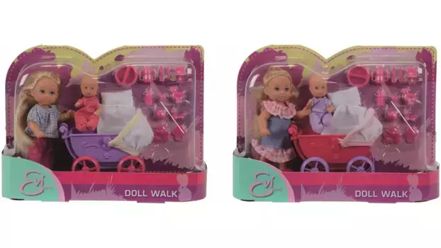 Evi love кукольная прогулка, 1 шт, в ассортименте Simba