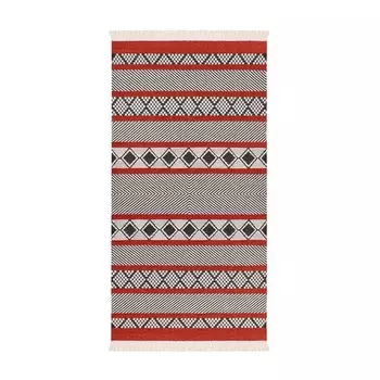 Evidea Soft Etnico Двусторонний ковер - Красный - 80x150 см