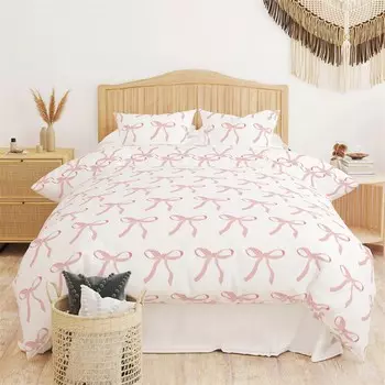 Evidea Soft Forum Livii Double Pike - Белый/Розовый - 200x220 см