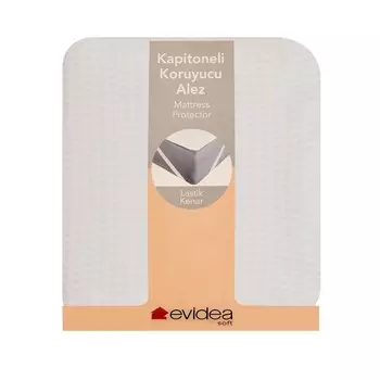 Evidea Soft Thunder Одинарные стеганые эластичные матрасы с защитой от жидкости - белые - 120x200 см