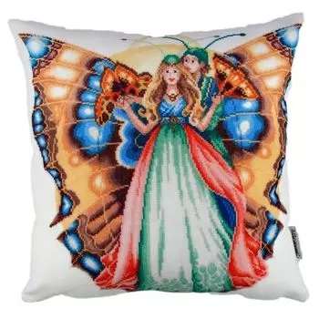 Evila Originals, A10803-GRV0182, разноцветная, подушка, 50 % хлопок/50 % полиэстер