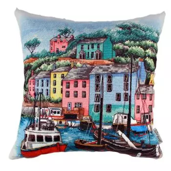 Evila Originals, A10822-GRV0195, разноцветная, подушка, 50 % хлопок/50 % полиэстер