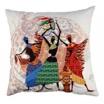 Evila Originals, A10835- GRV2101, разноцветная, подушка, 50 % хлопок / 50 % полиэстер