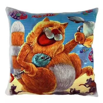 Evila Originals, A10836- GRV2102, разноцветная, подушка, 50 % хлопок / 50 % полиэстер