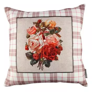 Evila Originals, A10995- GRV2133, разноцветная, подушка, 50 % хлопок / 50 % полиэстер