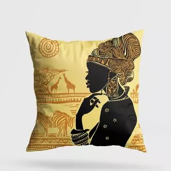 Evila Originals, A11934- GRV3158, разноцветная, подушка, 50 % хлопок / 50 % полиэстер