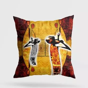 Evila Originals, A11936- GRV3160, разноцветная, подушка, 50 % хлопок / 50 % полиэстер