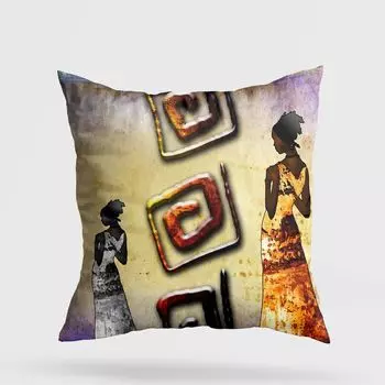 Evila Originals, A11940- GRV3164, разноцветная, подушка, 50 % хлопок / 50 % полиэстер