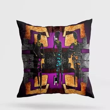 Evila Originals, A11943- GRV3167, разноцветная, подушка, 50 % хлопок / 50 % полиэстер