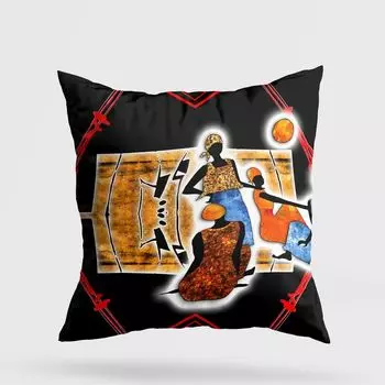 Evila Originals, A11946- GRV3170, разноцветная, подушка, 50 % хлопок / 50 % полиэстер