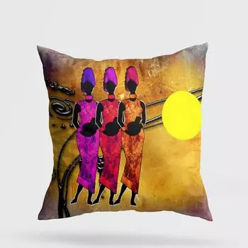 Evila Originals, A11953- GRV3177, разноцветная, подушка, 50 % хлопок / 50 % полиэстер