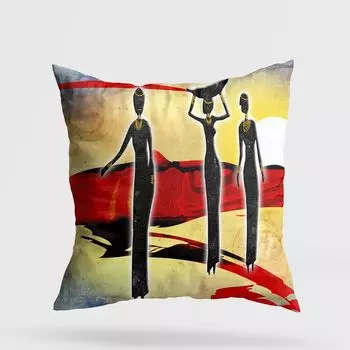 Evila Originals, A11958- GRV3182, разноцветная, подушка, 50 % хлопок / 50 % полиэстер