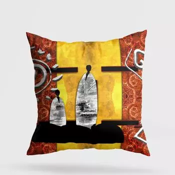 Evila Originals, A11959- GRV3183, разноцветная, подушка, 50 % хлопок / 50 % полиэстер