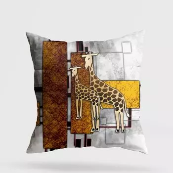 Evila Originals, A11963- GRV3187, разноцветная, подушка, 50 % хлопок / 50 % полиэстер