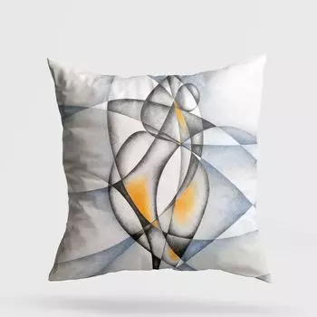 Evila Originals, A11971- GRV3195, разноцветная, подушка, 50 % хлопок / 50 % полиэстер