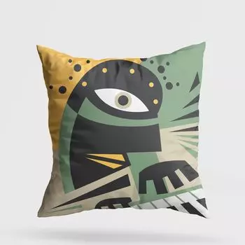 Evila Originals, A11977- GRV3202, разноцветная, подушка, 50 % хлопок / 50 % полиэстер