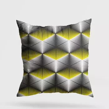 Evila Originals, A11984- GRV3209, разноцветная, подушка, 50 % хлопок / 50 % полиэстер