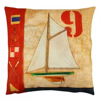 Evila Originals, A12574- GRV0125, разноцветная, подушка, 50 % хлопок / 50 % полиэстер