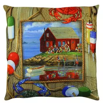 Evila Originals, A12618- GRV0169, разноцветная, подушка, 50 % хлопок / 50 % полиэстер