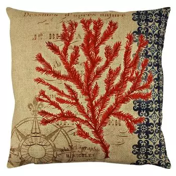 Evila Originals, A12629- GRV0180, разноцветная, подушка, 50 % хлопок / 50 % полиэстер