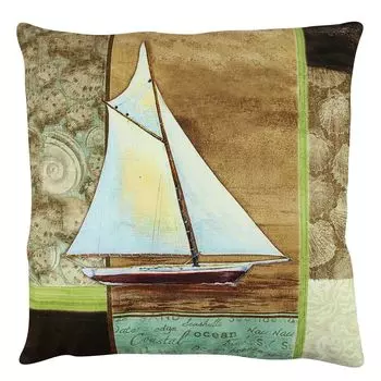 Evila Originals, A12647- GRV0198, разноцветная, подушка, 50 % хлопок / 50 % полиэстер