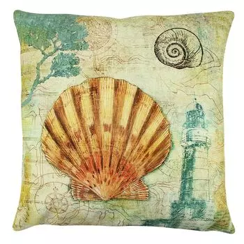 Evila Originals, A12648- GRV0199, разноцветная, подушка, 50 % хлопок / 50 % полиэстер