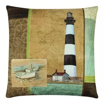 Evila Originals, A12649- GRV2101, разноцветная, подушка, 50 % хлопок / 50 % полиэстер