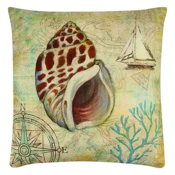 Evila Originals, A12655- GRV2107, разноцветная, подушка, 50 % хлопок / 50 % полиэстер