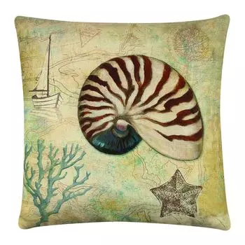 Evila Originals, A12656- GRV2108, разноцветная, подушка, 50 % хлопок / 50 % полиэстер