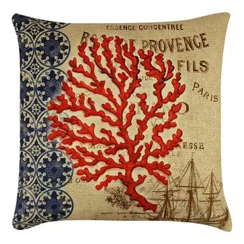 Evila Originals, A12659- GRV2111, разноцветная, подушка, 50 % хлопок / 50 % полиэстер