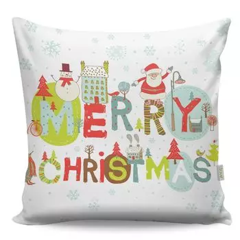 Evila Originals, A12977- GRC2132, разноцветная, подушка, 50 % хлопок / 50 % полиэстер