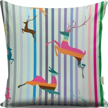 Evila Originals, A13001- GRC2156, разноцветная, подушка, 50 % хлопок / 50 % полиэстер