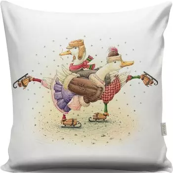 Evila Originals, A13016- GRC2171, разноцветная, подушка, 50 % хлопок / 50 % полиэстер