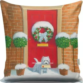 Evila Originals, A13035- GRC2190, разноцветная, подушка, 50 % хлопок / 50 % полиэстер