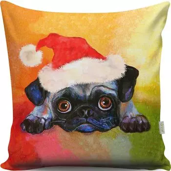 Evila Originals, A13041- GRC2196, разноцветная, подушка, 50 % хлопок / 50 % полиэстер