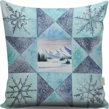 Evila Originals, A13044- GRC2199, разноцветная, подушка, 50 % хлопок/50 % полиэстер