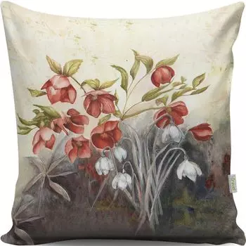 Evila Originals, A13048- GRC3104, разноцветная, подушка, 50 % хлопок / 50 % полиэстер