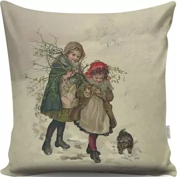 Evila Originals, A13053- GRC3109, разноцветная, подушка, 50 % хлопок / 50 % полиэстер